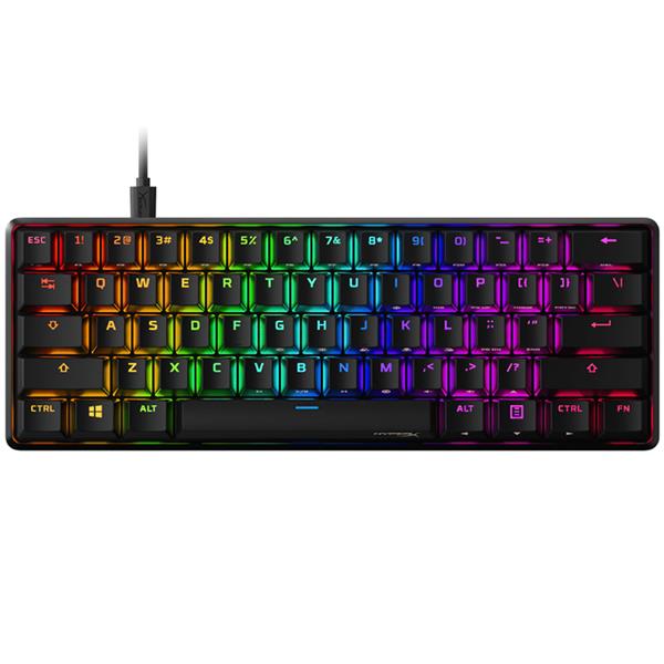 TECLADO KINGSTON HYPERX ALLOY ORIGINS 60 RGB MECANICO GAMING SWITCH RED