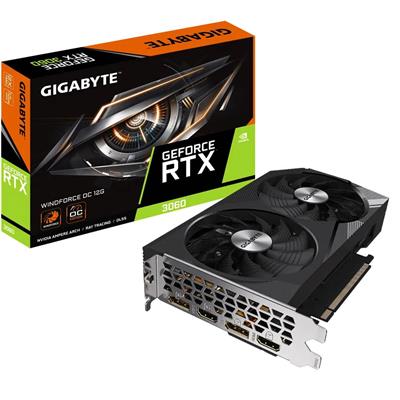 PLACA DE VIDEO GIGABYTE NVIDIA GEFORCE RTX 3060 WINDFORCE OC 12GB GDDR6
