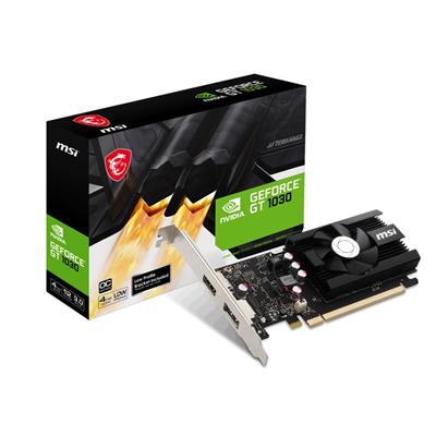 PLACA DE VIDEO MSI GEFORCE GT 1030 4G LP DDR4 OC