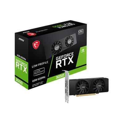 PLACA DE VIDEO MSI NVIDIA GEFORCE RTX 3050 LP 6GB OC GDDR6