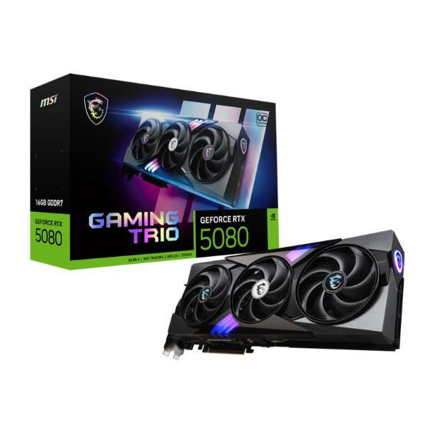 VGA MSI GEFORCE RTX 5080 GAMING TRIO OC 16G (2160)