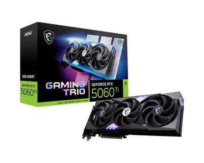 PLACA DE VIDEO MSI NVIDIA GEFORCE RTX 5060 TI GAMING TRIO OC 8GB GDDR7