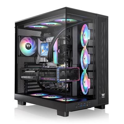 GABINETE TT VIEW 380 XL MID-TOWER TG X2 FAN ARGB X1 REVERSE FAN X3 BLACK (9675)