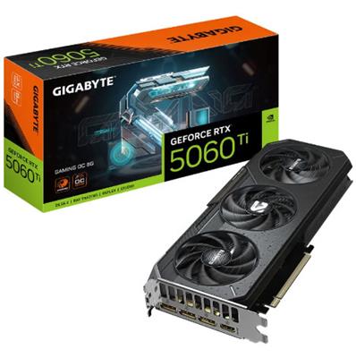 PLACA DE VIDEO GIGABYTE NVIDIA GEFORCE RTX 5060 TI GAMING OC 8GB GDDR7