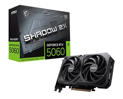 Placa de Video MSI Nvidia GeForce RTX 5060 SHADOW 