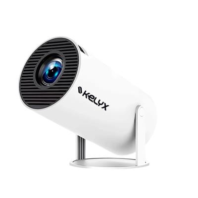 PROYECTOR KELYX 720P 2GB+8GB 180 LUMENES BLUETOOTH/WIFI ANDROID BLANCO (7602)
