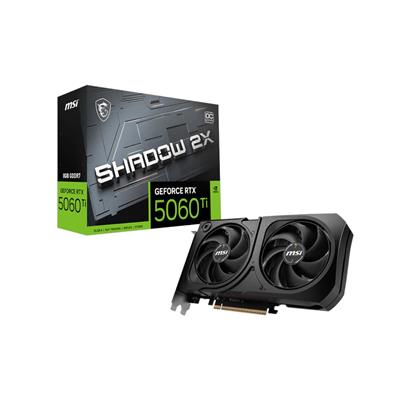 PLACA DE VIDEO MSI NVIDIA GEFORCE RTX 5060 TI SHADOW 2X OC PLUS 8GB GDDR7