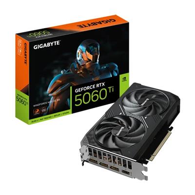 PLACA DE VIDEO GIGABYTE NVIDIA GEFORCE RTX 5060 TI WINDFORCE MAX OC 8GB GDDR7