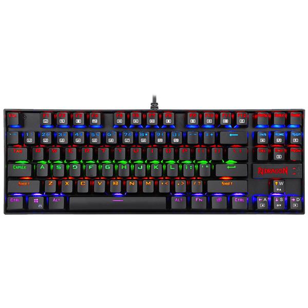 Teclado Mecanico Redragon Kumara K552 Rainbow LED Switch Red