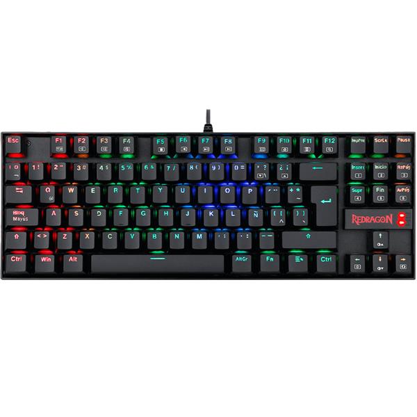 TECLADO REDRAGON K552 KUMARA MECANICO RGB ESP SWITCH BLUE