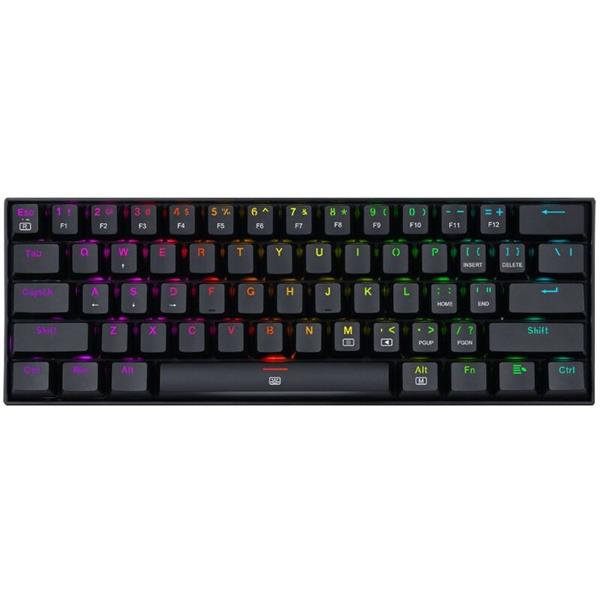 Teclado Mecanico 60% Redragon Dragonborn K630 Black RGB Switch Red