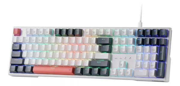 Teclado Redragon Trundle K668WBO RGB