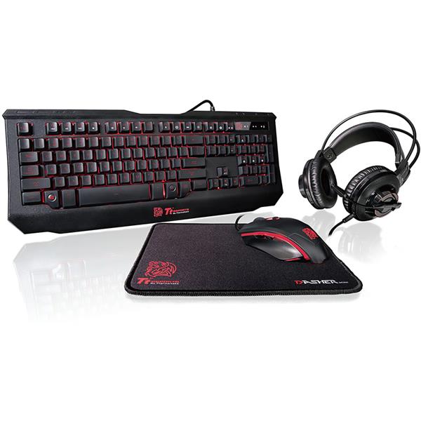 Combo Teclado Mouse Pad y Auriculares Ttesports KN
