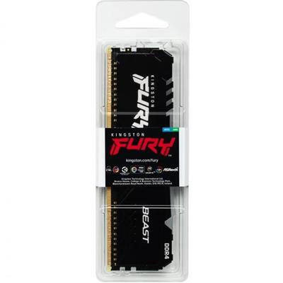 MEMORIA RAM KINGSTON FURY BEAST RGB BLACK 16GB 3200 MHZ DDR4