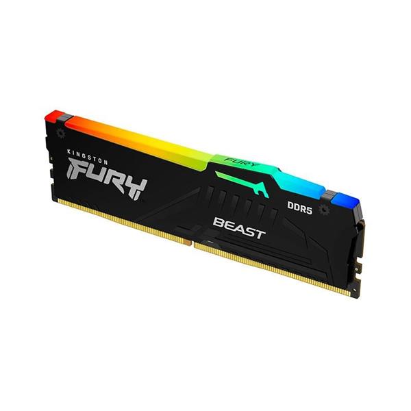 MEMORIA RAM KINGSTON FURY BEAST RGB 16GB 5600 MHZ DDR5 XMP