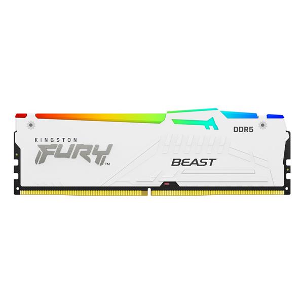 Memoria RAM Kingston Fury Beast RGB White 16GB 5600 Mhz DDR5 XMP-EXPO