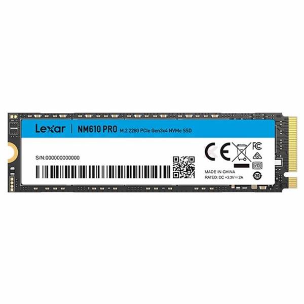 Disco Solido SSD 500GB Lexar NM610 Pro M.2 Nvme PCIe x4 3.0