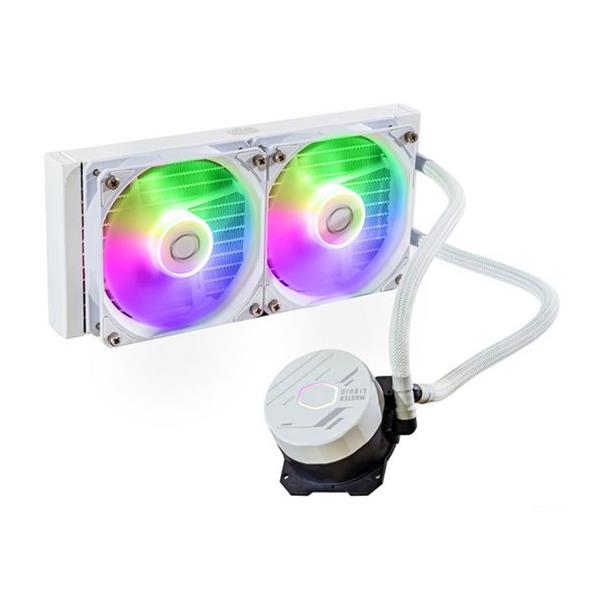 CPU Water Cooler Cooler Master Masterliquid ML240L Core ARGB White
