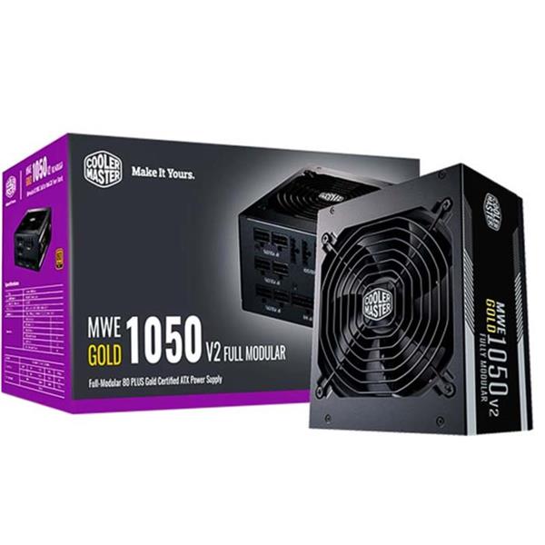 Fuente 1050W CoolerMaster MWE V2 80 PLUS GOLD FULL MODULAR