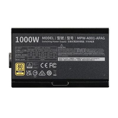 FUENTE COOLER MASTER ELITE GOLD 1000W FULL MODULAR 80 PLUS GOLD PCIE 5.1 ATX 3.1