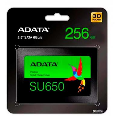 Disco Solido SSD 256GB ADATA SU650 SATA III (Similar 240GB 250GB)