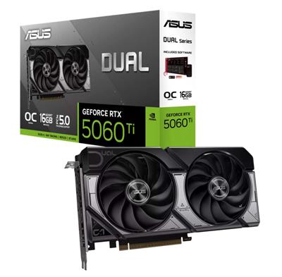 PLACA DE VIDEO ASUS DUAL RTX 5060TI 16GB EVO OC
