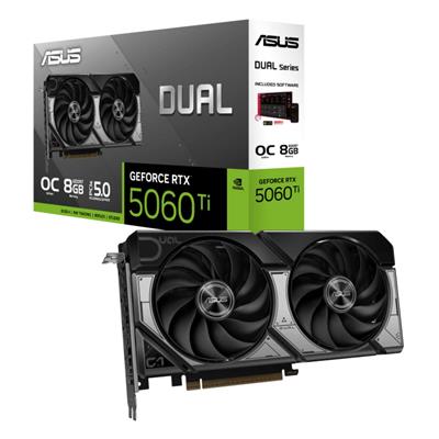 PLACA DE VIDEO ASUS DUAL RTX 5060TI O 8GB