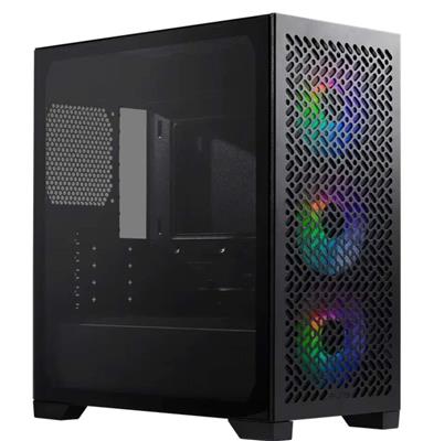 GABINETE COOLER MASTER ELITE 302 BLACK (3 FANS ARGB)