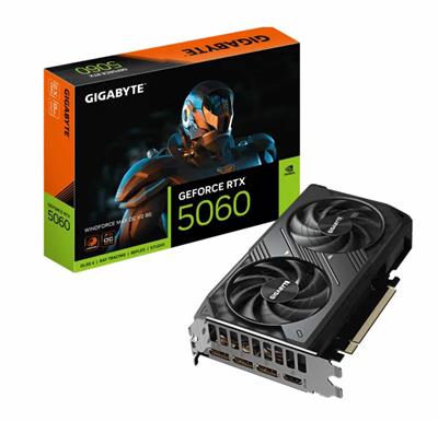 PLACA DE VIDEO GIGABYTE RTX 5060 WF2 MAX OC V2 8G