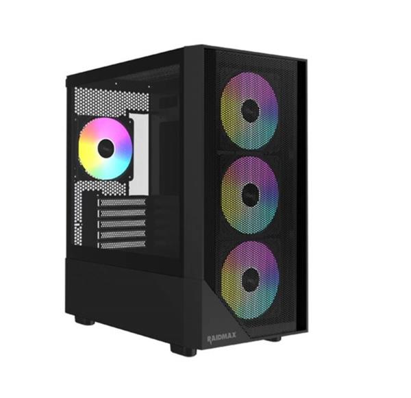 GABINETE GAMER RAIDMAX MESHIAN X609 MicroATX BLACK