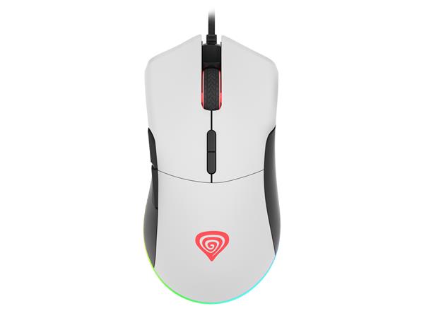 Mouse Genesis Krypton 290 RGB White
