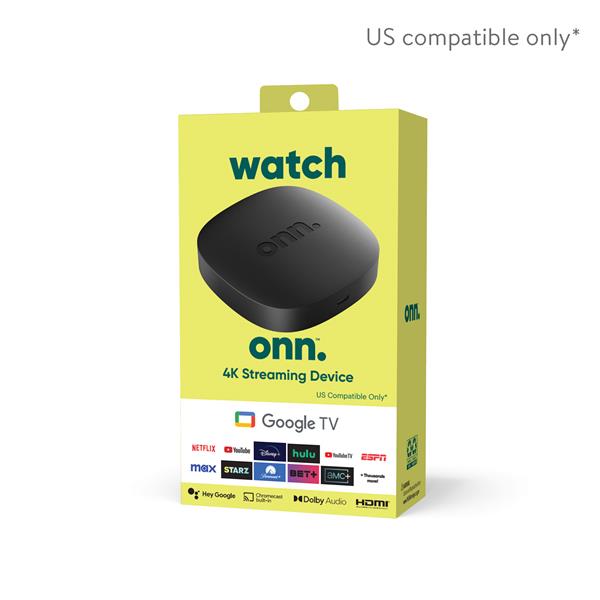 Onn Google TV 4K Chromecast - C/Fuente