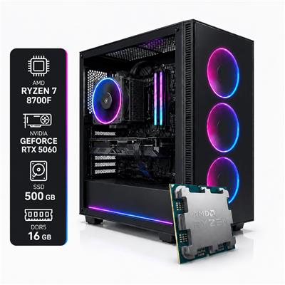 PC ARMADA Diseño RYZEN 7 8700F 16GB RTX 5060 500 NVME