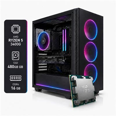 PC ARMADA GAMER AMD RYZEN 5 5600GE 16GB SSD 480GB