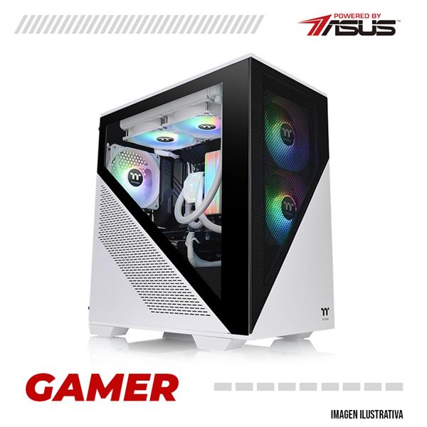 PC GAMER / Intel I3 12100F - H610M - 16gb 3200 - 240 ssd - 600W - RTX 3050 TUF - GABINETE GAMER