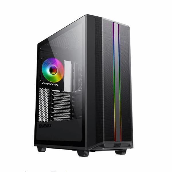GABINETE GAMEMAX PRECISION 2 BLACK X1 FAN ARGB E-ATX