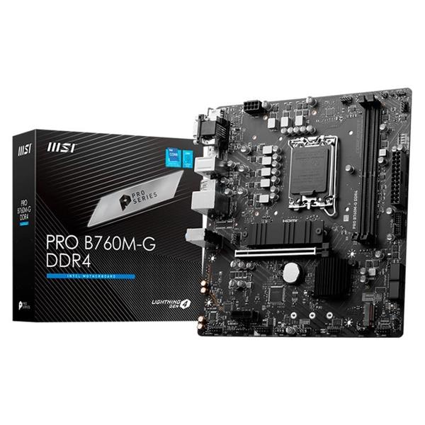 MOTHERBOARD MSI PRO B760M-G DDR4 S1700