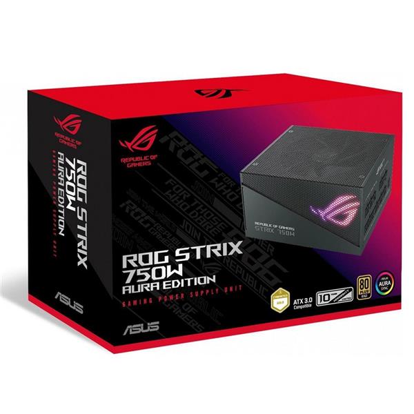 Fuente 750W Asus ROG Strix Aura Gaming 80 PLUS Gol