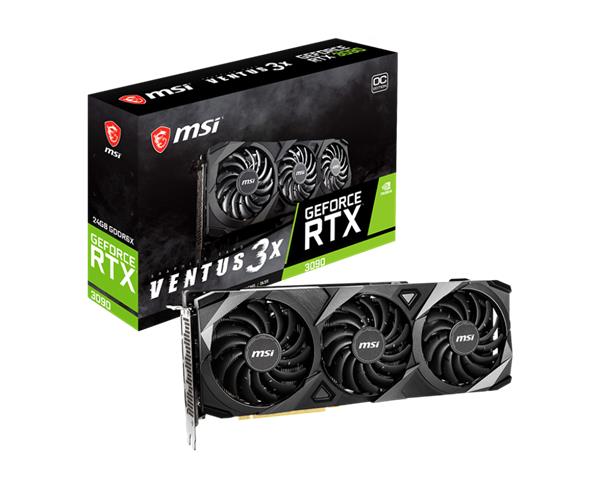 OPEN BOX Placa de Video MSI GeForce RTX 3090 VENTU