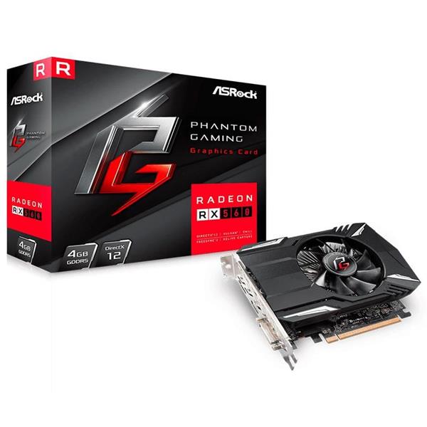 Placa de Video Asrock AMD Radeon Rx 560 PHANTOM GAMING ELITE 4GB GDDR5