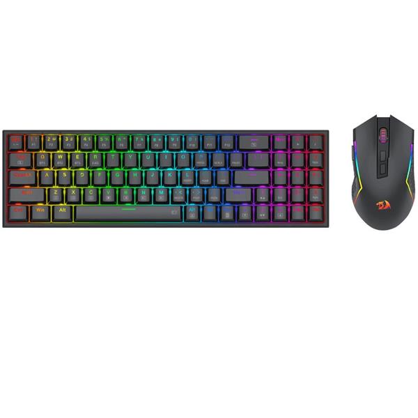 COMBO REDRAGON S136 MECANICO RGB WIRELESS - BLUETOOTH