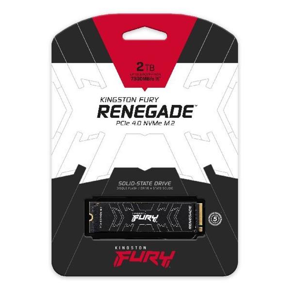 Disco Solido SSD 2TB Kingston Fury Renegade M.2 NVMe PCIe x4 4.0