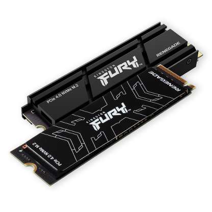 Disco Solido SSD 1TB Kingston Fury Renegade (Con Disipador Térmico) M.2 NVMe PCIe x4 4.0 7000 MB/s