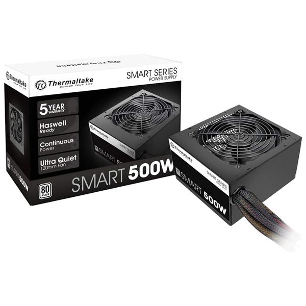 Fuente 500W Thermaltake Smart 80 PLUS White