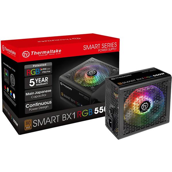 Fuente 550W Thermaltake Smart BX1 RGB 80 PLUS Bron