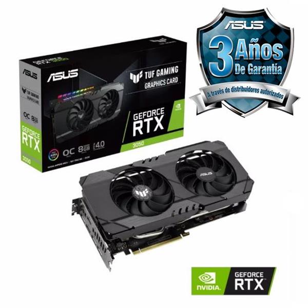Placa de Video ASUS NVIDIA® GeForce RTX™ 3050 TUF Gaming O8G