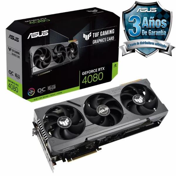 Placa de Video ASUS NVIDIA® GeForce RTX™ 4080 TUF Gaming 16GB GDDR6X