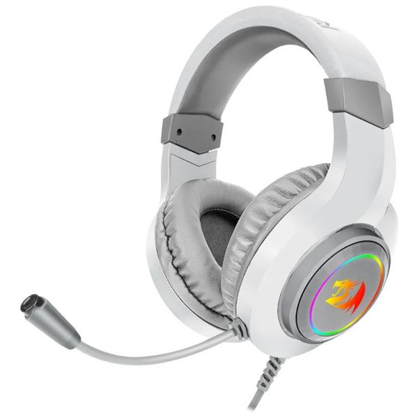 AURICULAR C/MIC GAMER REDRAGON H260 HYLAS WHITE RGB