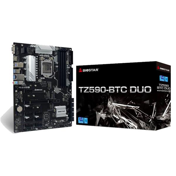 Motherboard Biostar Tz590-btc Duo Para Mineria PCIe x9