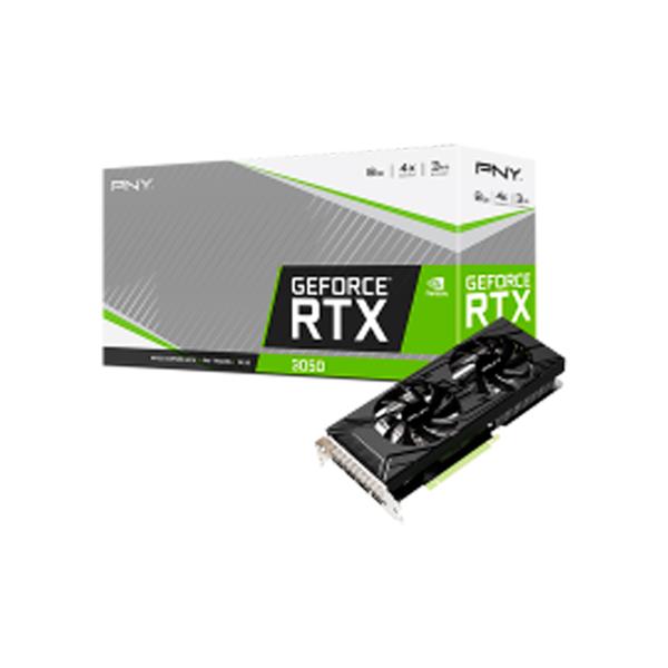 Placa de Video PNY GeForce RTX 3050 UPRISING Dual Fan 8GB GDDR6 LHR